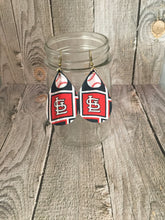 Load image into Gallery viewer, St. Louis Cardinals Earrings | 2.5”| FREE Shipping in US