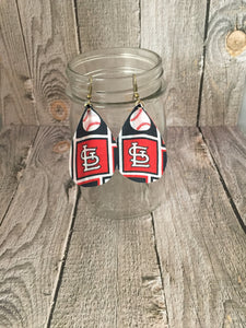 St. Louis Cardinals Earrings | 2.5”| FREE Shipping in US