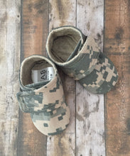 Load image into Gallery viewer, Army Baby Shoes with straps | Newborn size up to 4T