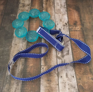 Royal Blue Sippy / Bottle / Toy Leash