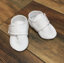 Load image into Gallery viewer, White Baby Shoes with strap | Newborn up to 4T