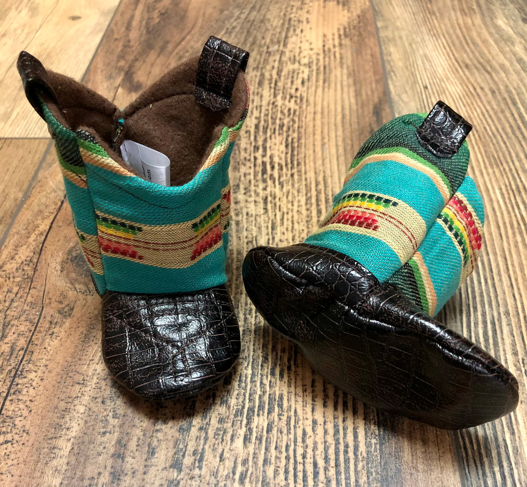 Serape Baby Cowboy Boots