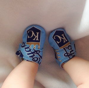 KC Royals Baby Shoes with straps | Newborn size up to 4T