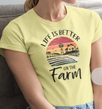 Load image into Gallery viewer, Light Yellow Short Sleeve Shirt | Women&#39;s | Lifestyle Themed