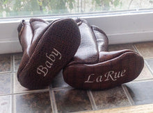 Load image into Gallery viewer, Texas Tech Baby Cowboy Boots with Leather | Newborn size up to 24 Months