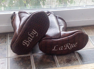 Texas Tech Baby Cowboy Boots with Leather | Newborn size up to 24 Months