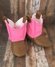 Load image into Gallery viewer, Pink Baby Cowboy Boots | Newborn Size up to 24 Months