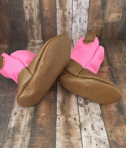 Pink Baby Cowboy Boots | Newborn Size up to 24 Months
