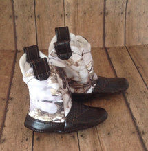 Load image into Gallery viewer, White True Timber Camo Baby Cowboy Boots | Newborn Size up to 24 Months